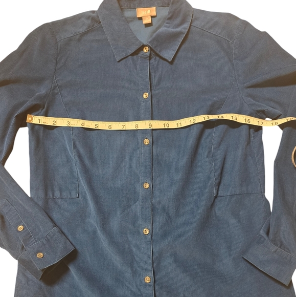 J Jill Corduroy Button Down Front Shirt Size XS - Picture 4 of 9